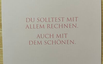 Carpe diem – genieße den Tag!